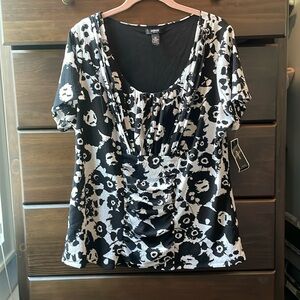Alfani Printed Top Size 2X